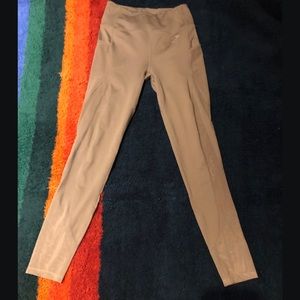 Gymshark olive green M legging mesh pockets